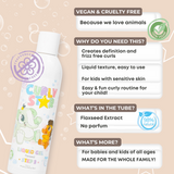Curly Star Gentle Shampoo Fragrance Free | Pretty Curly Girl | Curly girl method approved | Vegan curly hair products | Krullen | Krullend haar | Parfumvrije milde shampoo voor kinderen met krullen | Fragrance free gentle shampoo for kids curls and sensitive scalp | Curly girl approved