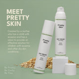 Eczema Oat Cream | Pretty Curly Girl | Natural skin relief cream | Vegan skincare | Havercrème voor gevoelige en eczeemgevoelige huid | Verzachtende en hydraterende crème met haverextract | Gentle oat cream for dry and irritated skin