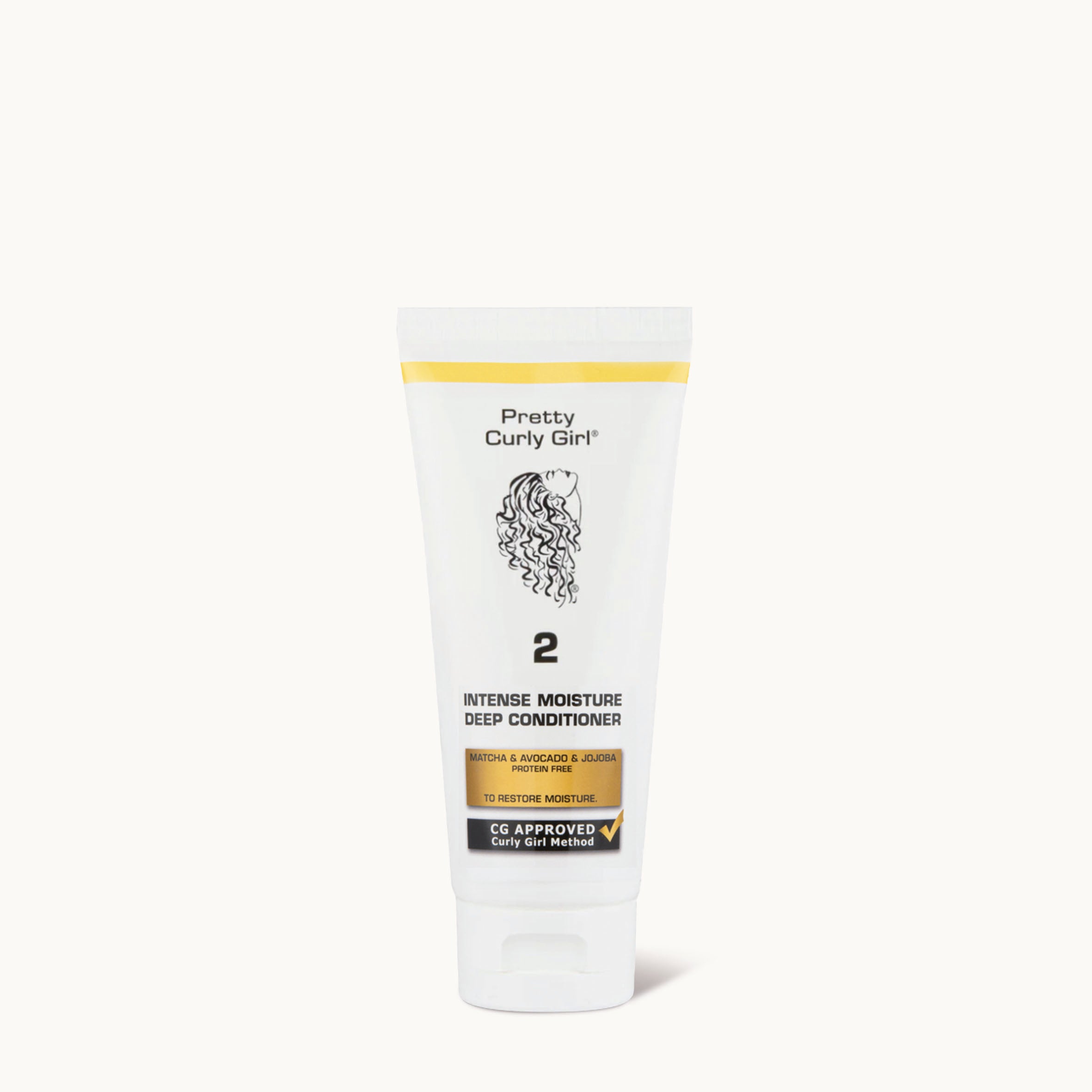 Intense Moisture Deep Conditioner | Pretty Curly Girl | Curly girl method approved | Vegan curly hair products | Krullen | Krullend haar | Diep hydraterend haarmasker voor zachte en veerkrachtige krullen | Intensive moisture treatment for curly and dry hair | Curly girl approved