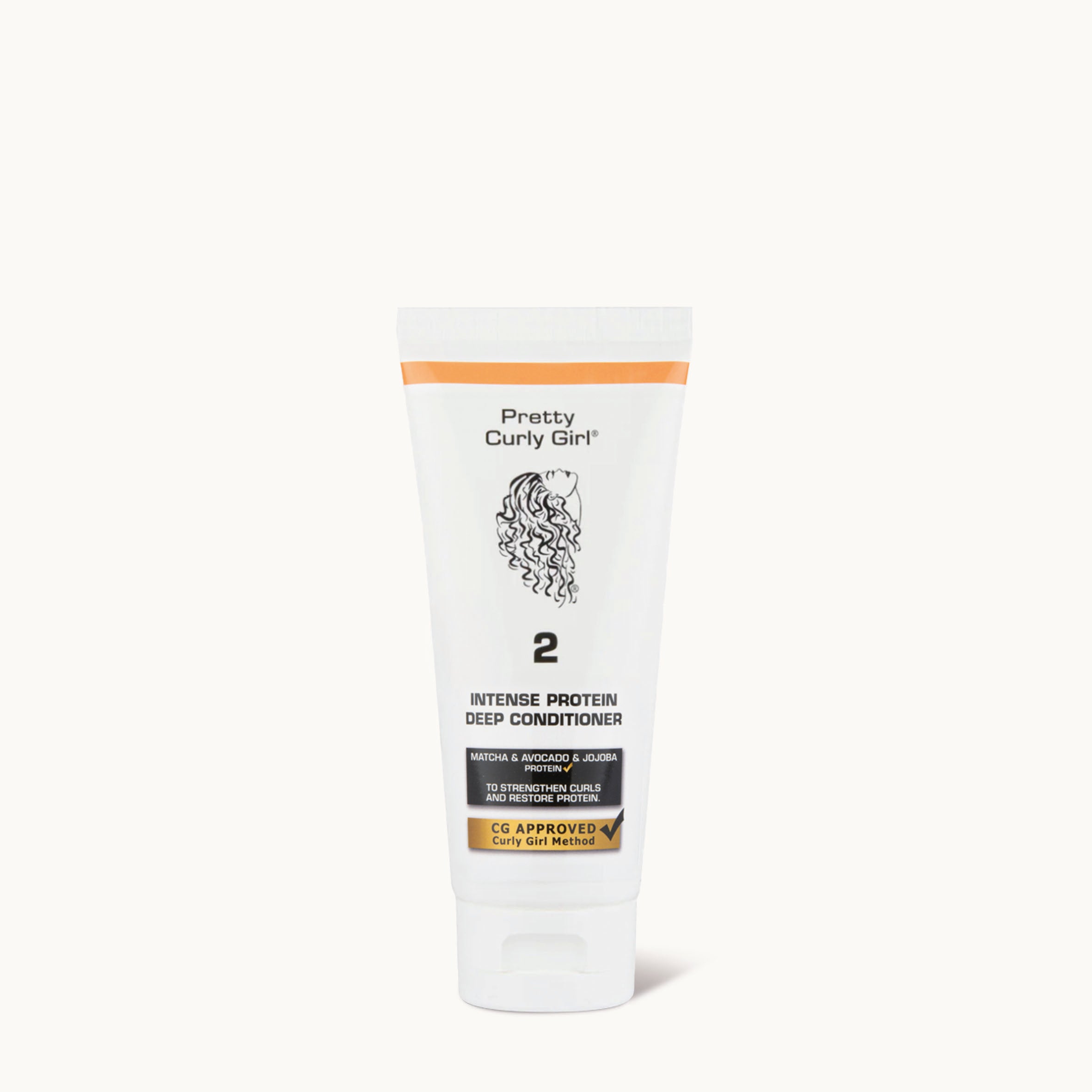 Intense Protein Deep Conditioner | Pretty Curly Girl | Curly girl method approved | Vegan curly hair products | Krullen | Krullend haar | Diep voedend haarmasker met proteïne voor sterke krullen | Intensive protein treatment for strength and curl definition | Curly girl approved