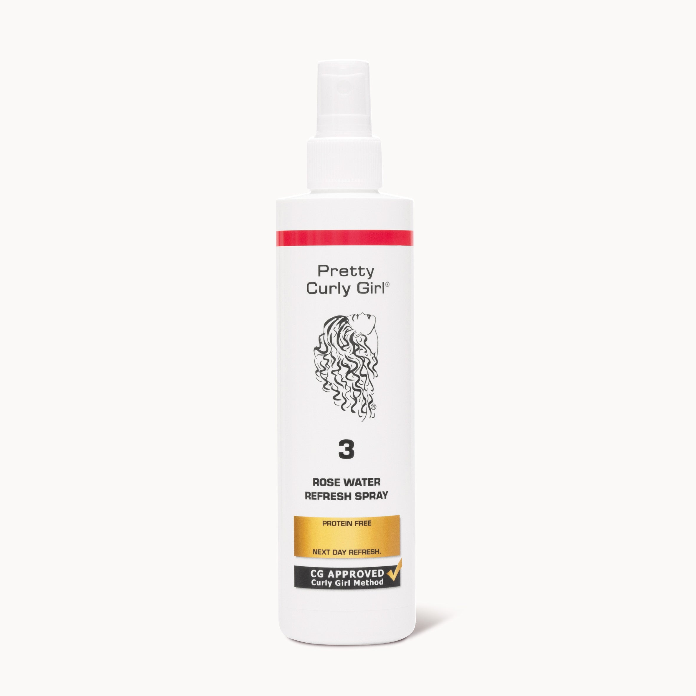 Rose Water Refresh Spray | Pretty Curly Girl | Curly girl method approved | Vegan curly hair products | Krullen | Krullend haar | Rozenwater spray om krullen op te frissen en te hydrateren | Rose water refresh spray for soft and bouncy curls | Curly girl approved